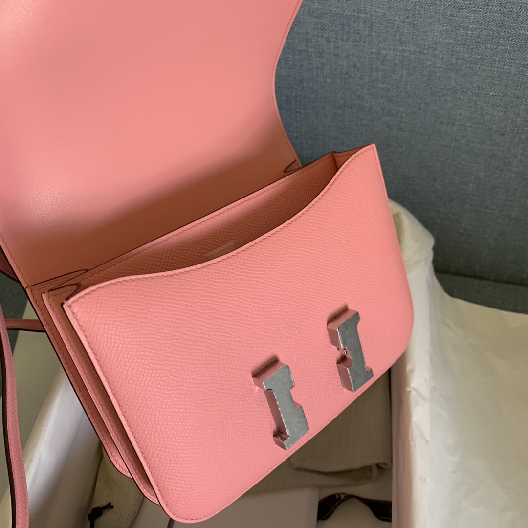 에르메스 콘스탄스18 로즈아잘리아 은장 앱송